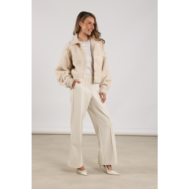 Nukus Jill pants scuba beige 4109.05.0046 large
