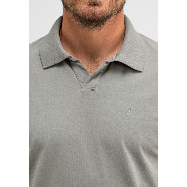 Butcher of Blue Alain jersey polo lt seal grey M2412012-907 large
