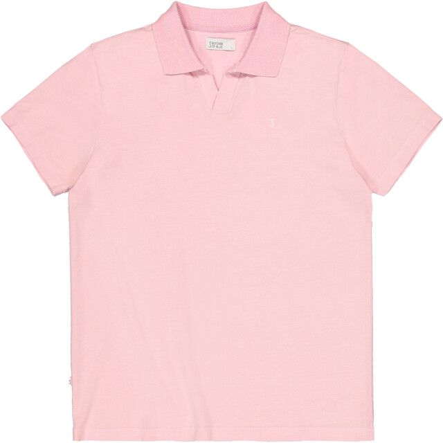 Butcher of Blue Alain jersey polo flamingo pink M2412012-515 large