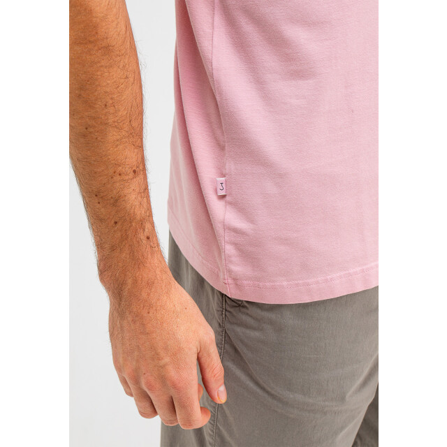 Butcher of Blue Alain jersey polo flamingo pink M2412012-515 large