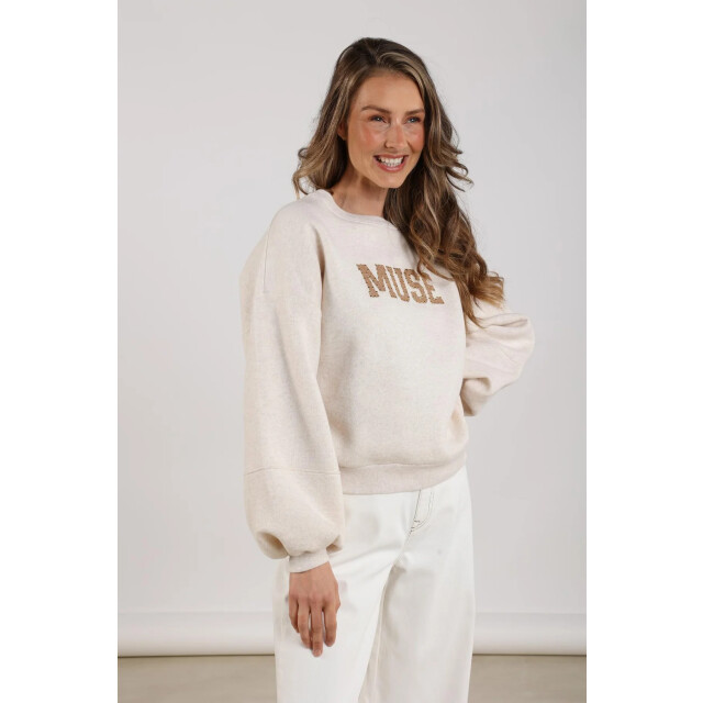 Nukus Nkf030172 muse pullover sand melange NKF030172 large
