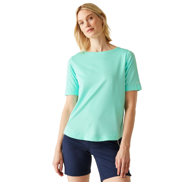 Regatta Dames botanna t-shirt UTRG11650_arubablue large