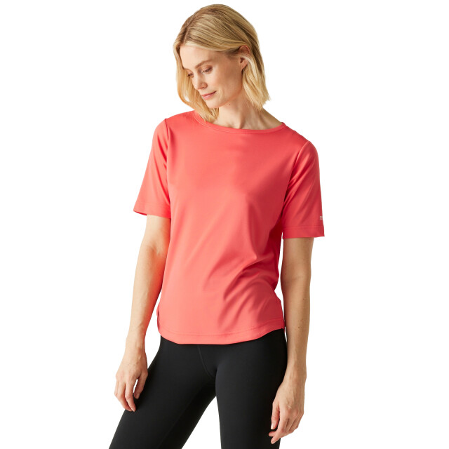 Regatta Dames botanna t-shirt UTRG11650_peachbloom large