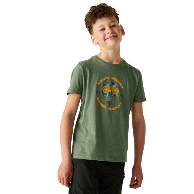 Dare2b Trailblazer ii fietsshirt voor kinderen/kinderen UTRG11645_olivinegreen large