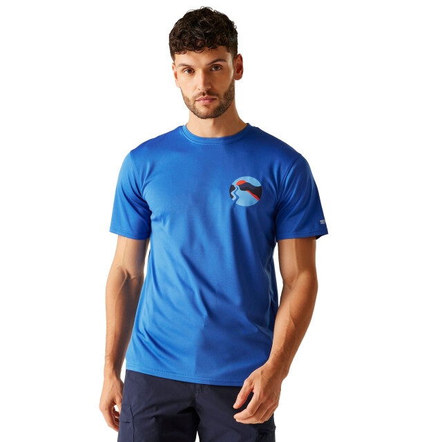 Regatta Heren fingal ix sunrise t-shirt UTRG11532_olympianblue large