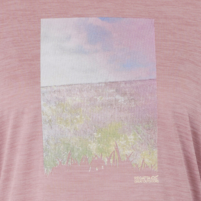 Regatta Dames fingal ix weide marl t-shirt UTRG11529_lilasmarl large