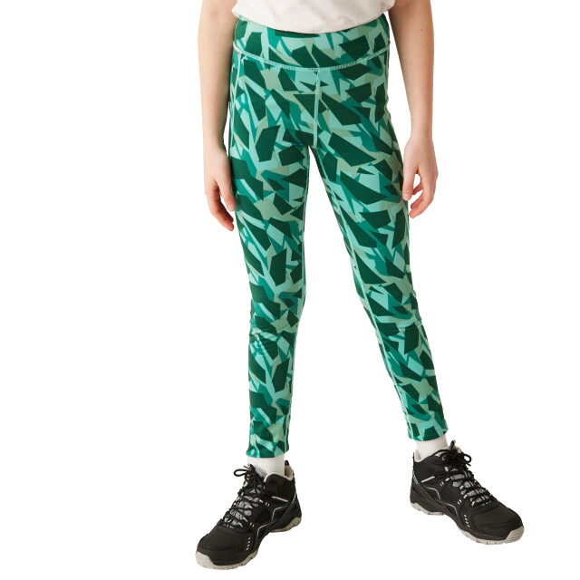 Regatta Meisjes barlia abstract camo winter legging UTRG11530_dustygreen large