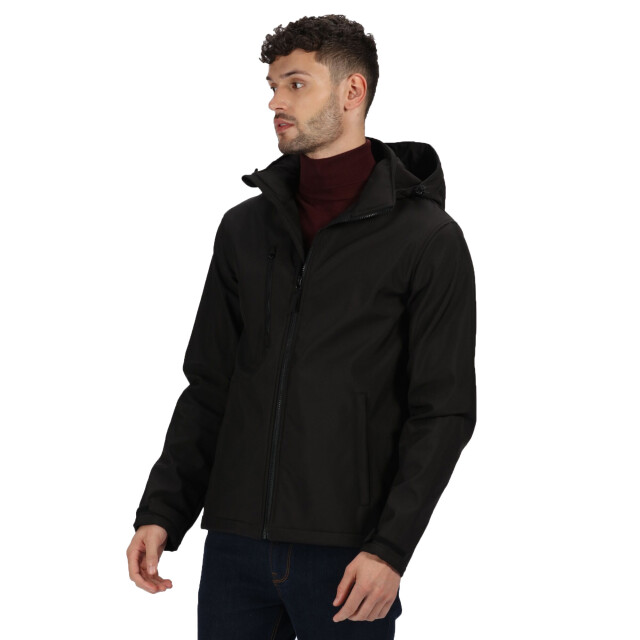 Regatta Heren 3 layer membrane soft shell jas UTRG5717_sealgreyblack large