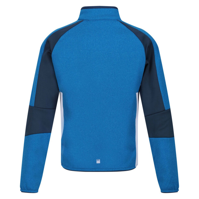 Regatta Kinder/kinder oberon vii marl full zip fleecejack UTRG8891_indigobluebluewing large
