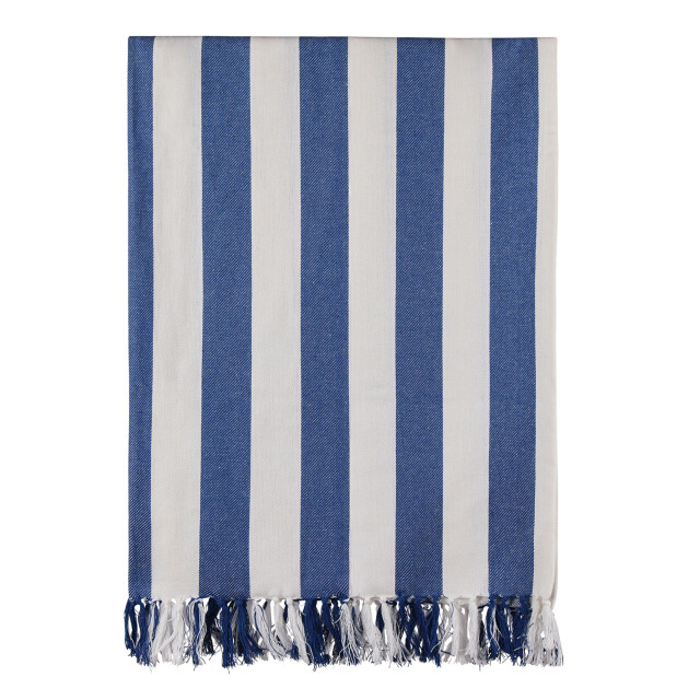 Vinga Ornos hammam gerecycled katoenen handdoek UTXD187_bluewhite large