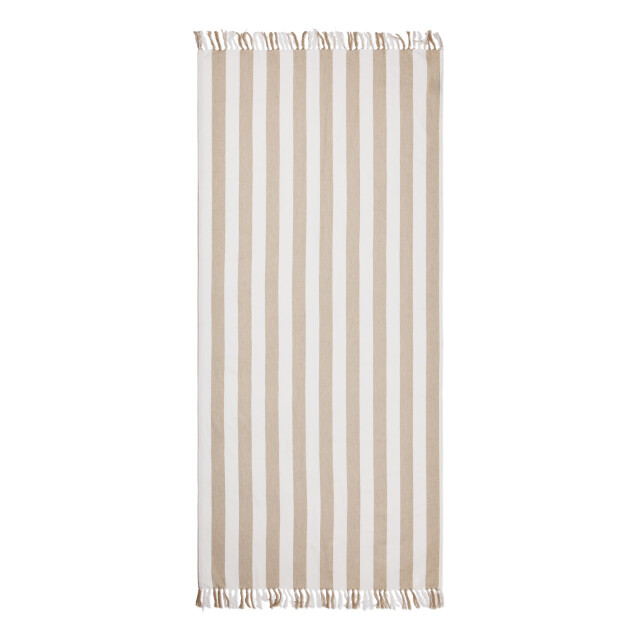 Vinga Ornos hammam gerecycled katoenen handdoek UTXD187_beigewhite large