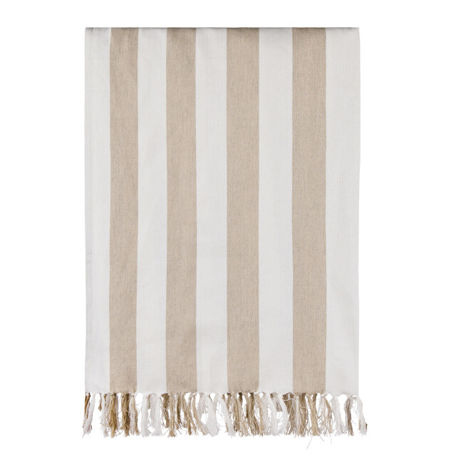 Vinga Ornos hammam gerecycled katoenen handdoek UTXD187_beigewhite large