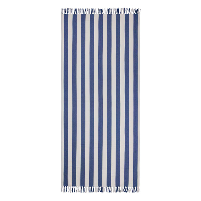 Vinga Ornos hammam gerecycled katoenen handdoek UTXD187_bluewhite large