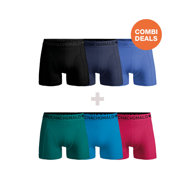 Muchachomalo Heren 3+3-pack boxershorts CDSOL1115-1122 large