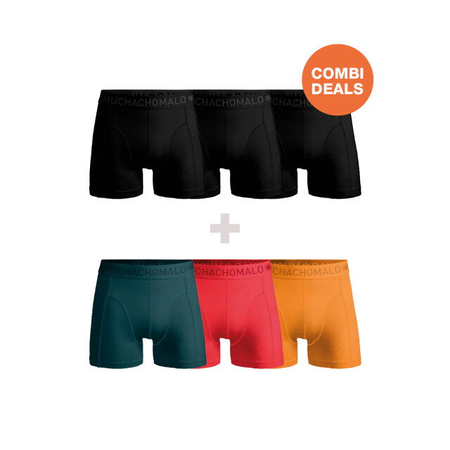 Muchachomalo Heren 3+3-pack boxershorts CDSOL1112-1121 large