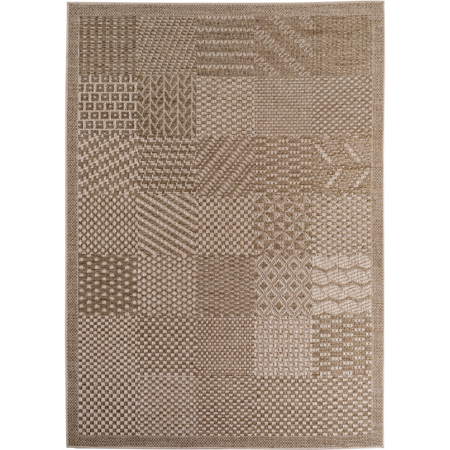 Muratap Buitenkleed ibiza – effen vloerkleed – 3d look – voor tuin, terras & binnen - 3241744 large
