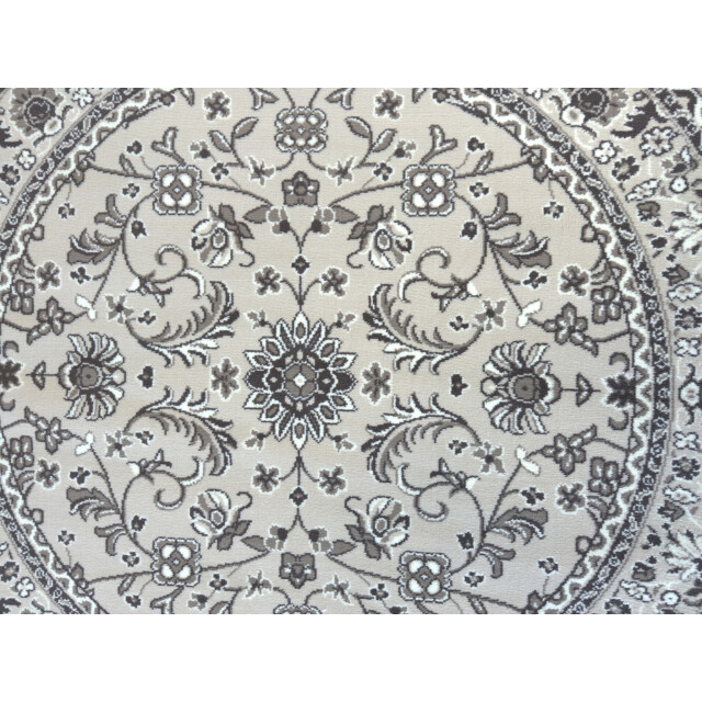 Muratap Nain klassiek rond laagpolig oosters vloerkleed vintage tapijt - 3240503 large