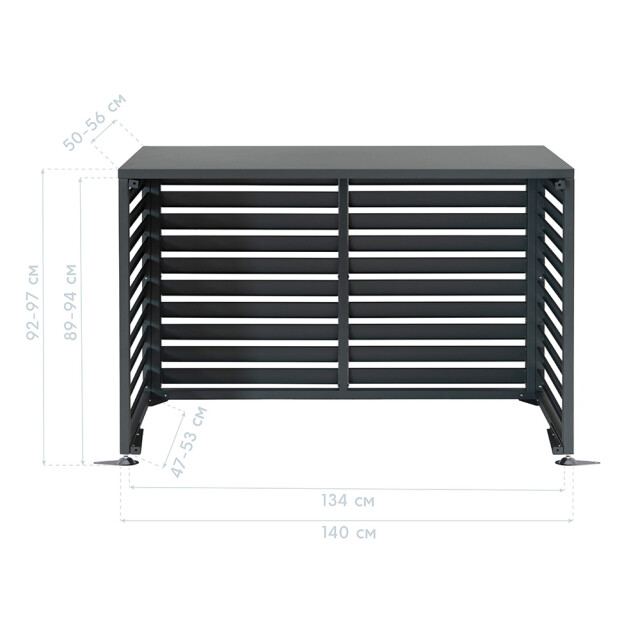 Westmann Warmtepomp ombouw boxa m airco ombouw 140x56x97 cm 3241960 large