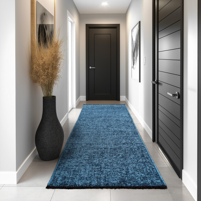 Muratap Space vloerkleed – laagpolig velours – modern & sportief – katoen & chenille – 3241644 large