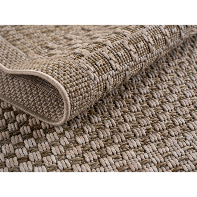 Muratap Buitenkleed ibiza – effen vloerkleed – 3d look – voor tuin, terras & binnen - 3241744 large