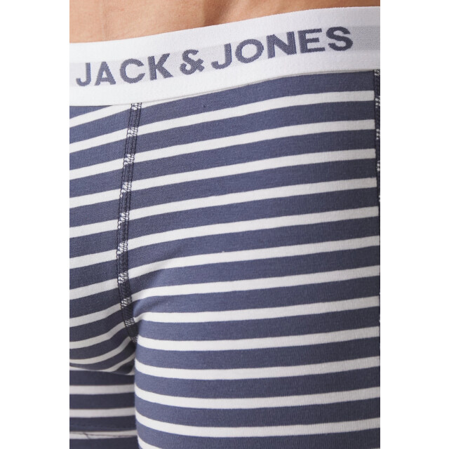 Jack & Jones Heren boxershorts gestreept jacstripes mega multipack 12-pack 12262423-Indigo large