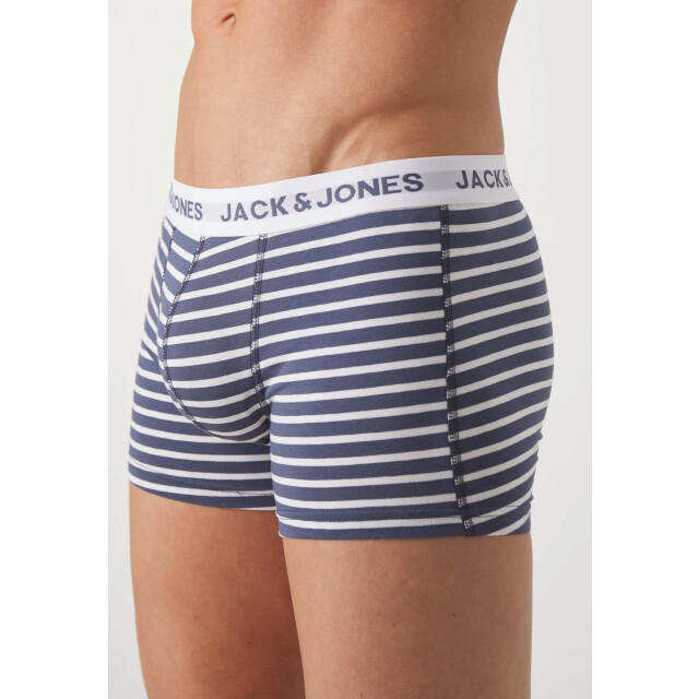 Jack & Jones Heren boxershorts gestreept jacstripes mega multipack 12-pack 12262423-Indigo large
