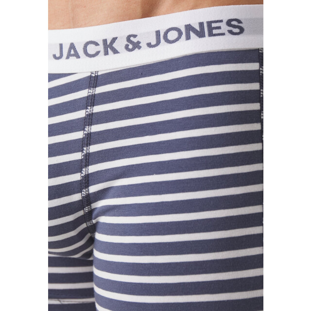 Jack & Jones Heren boxershorts gestreept jacstripes mega multipack 12-pack 12262423-Indigo large
