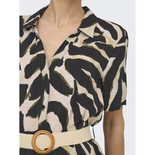 Jacqueline de Yong Jdyjasmine ss maxi belt dress wvn dessin 4419.89.0003 large