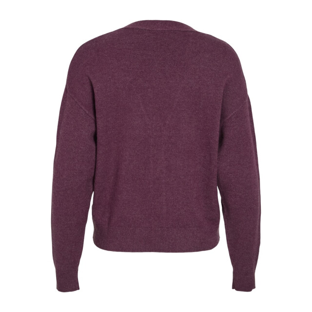 Vila Viril v-neck knit cardigan noos bordeaux 4249.47.0023 large