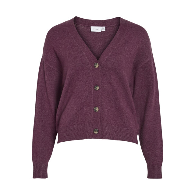 Vila Viril v-neck knit cardigan noos bordeaux 4249.47.0023 large