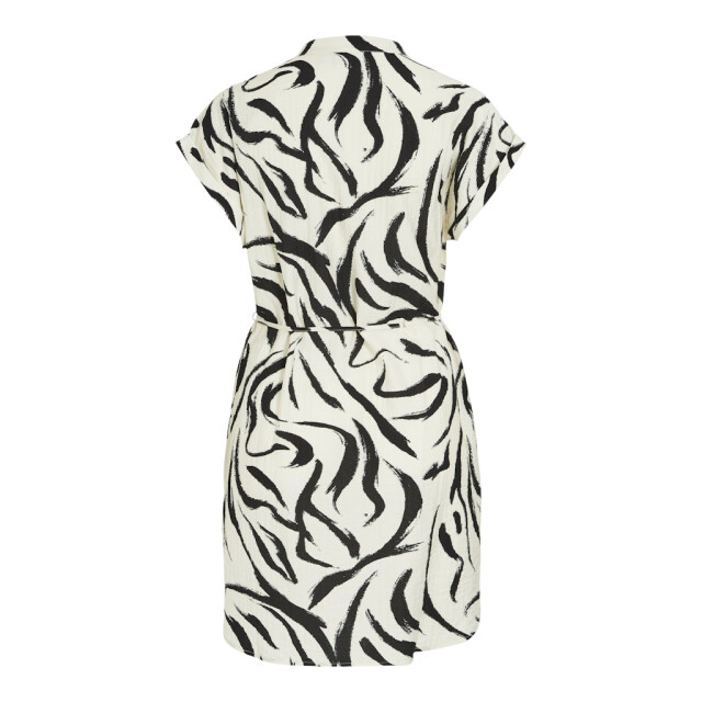 Vila Viclo ss short dress ecru dessin 4409.08.0005 large