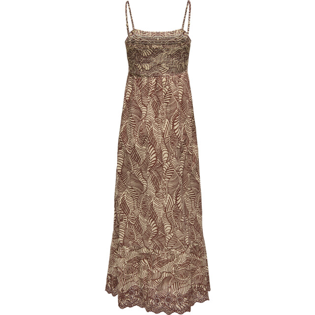 Only Onllou life emb smock long dress os ptm sable/unta 15353912-224455001 large