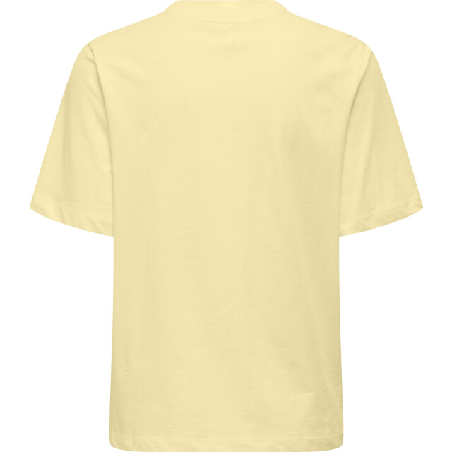 Only Onltrudy s/s boxy tee cs jrs pastel yellow/sardin 15338541-235396019 large