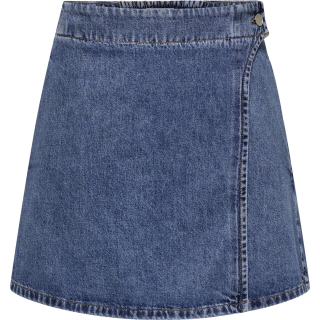 Only Onlthea wrap short skirt dnm cs dot medium blue de 15350340-179695 large