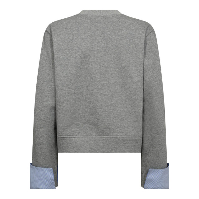 Co'Couture Cc daniella cuff sweat CC Daniella Cuff Sweat/57 Grey Melange large