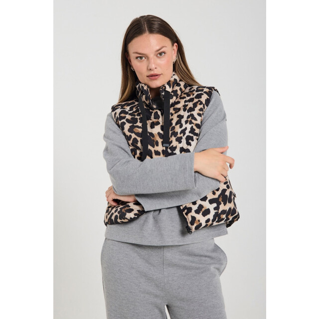Free Quent Fqjoyco-waistcoat leopard FQjoyco-waistcoat leopard large