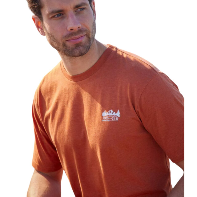 Atlas For Men Heren forest expedition t-shirt (pak van 4) UTAF2116_bluenavyblueecrurust large