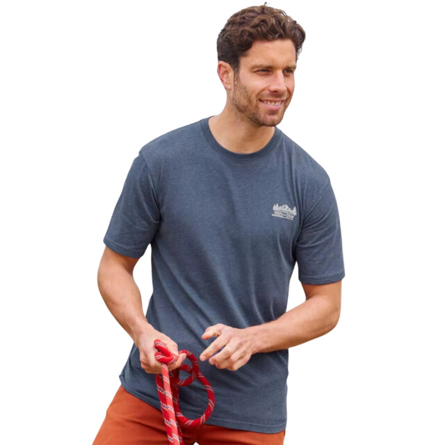 Atlas For Men Heren forest expedition t-shirt (pak van 4) UTAF2116_bluenavyblueecrurust large