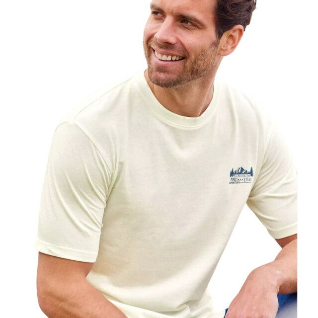 Atlas For Men Heren forest expedition t-shirt (pak van 4) UTAF2116_bluenavyblueecrurust large