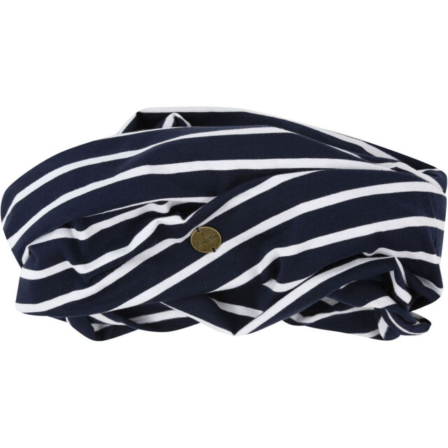 Regatta Dames shaila gestreepte jersey sjaal UTRG4554_navywhite large