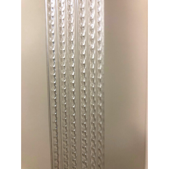 Wicotex Vliegengordijn sabrina transparant lamellen 4 cm breed 90 x 220 cm 8014772137477 large