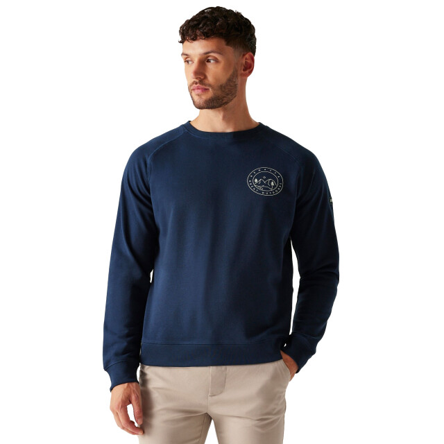 Regatta Heren nithsdale voor elk avontuur sweatshirt UTRG11727_navy large