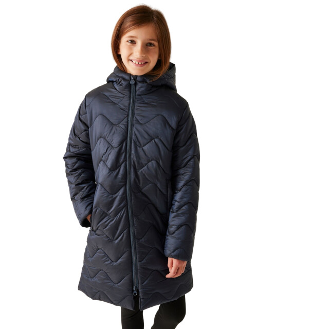 Regatta Cambrie gewatteerd jasje voor kinderen/kinderen UTRG11248_navy large