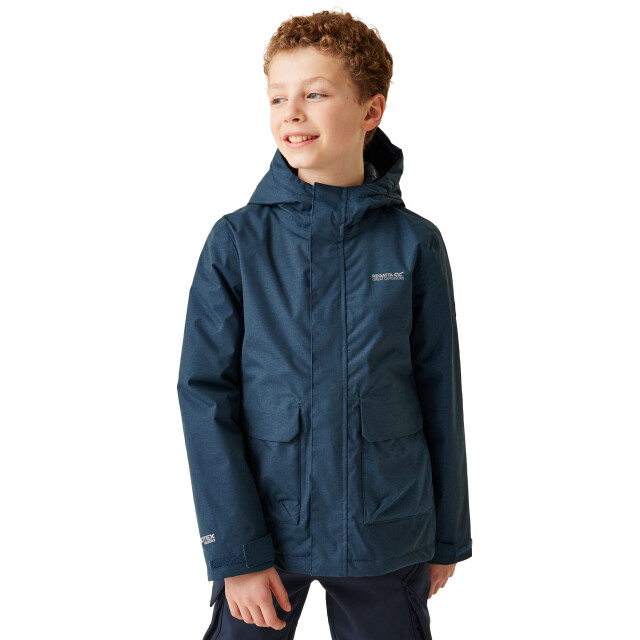Regatta Ezdale waterdichte jas voor kinderen/kinderen UTRG11202_moonlightdenim large