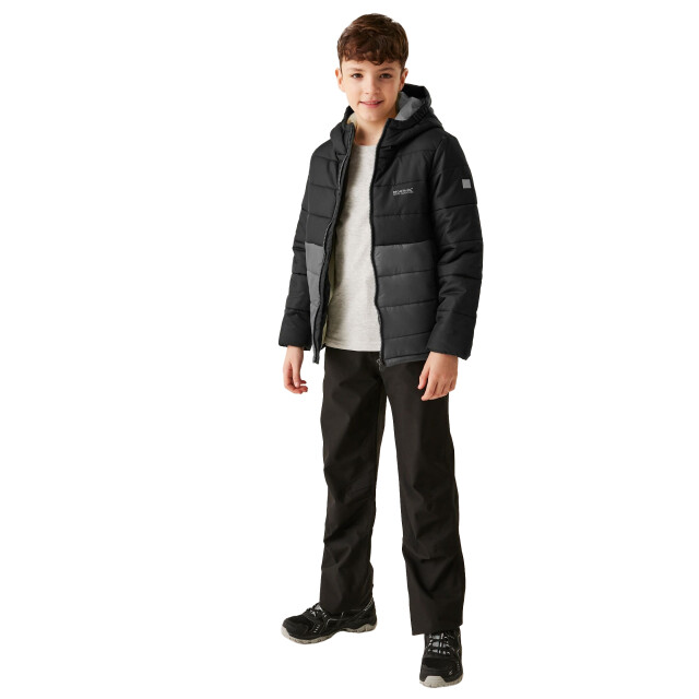 Regatta Lofthouse viii geïsoleerde jas voor kinderen/kinderen UTRG11028_blacksealgrey large