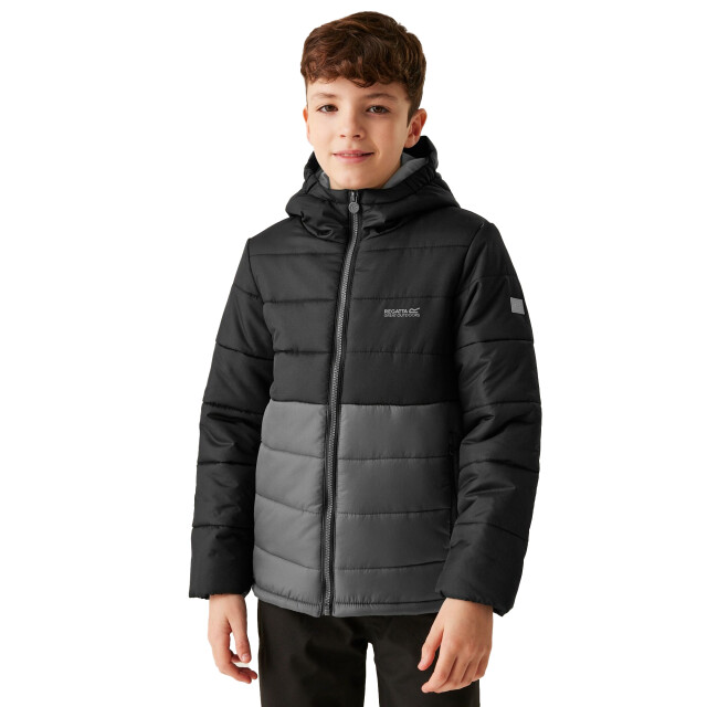 Regatta Lofthouse viii geïsoleerde jas voor kinderen/kinderen UTRG11028_blacksealgrey large