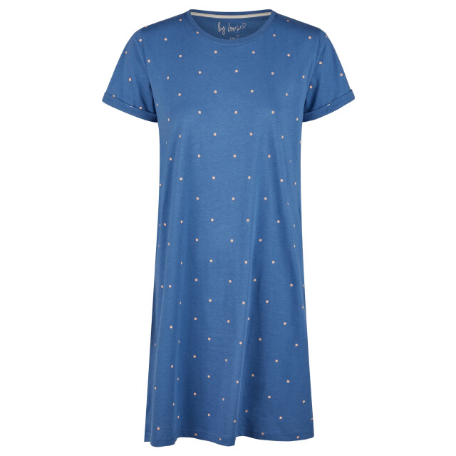 By Louise Dames nachthemd korte mouw gestipt BL-559-02 large