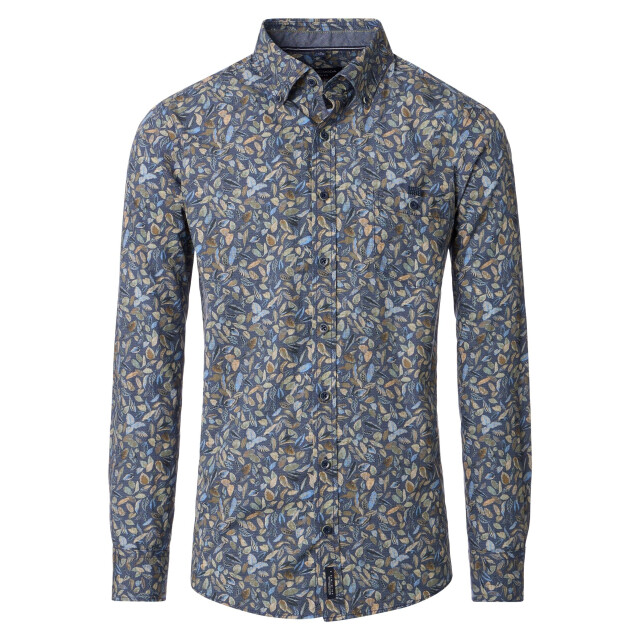 Casamoda Heren overhemd 454482700 100 blue Overhemd 454482700 100Blue large