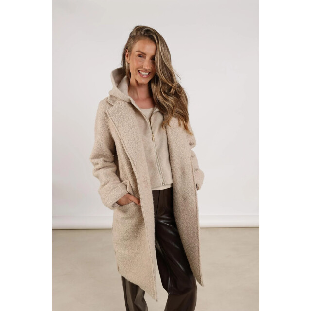 Nukus Nkf12003 9 inna jacket boucle sand NKF12003  9 large