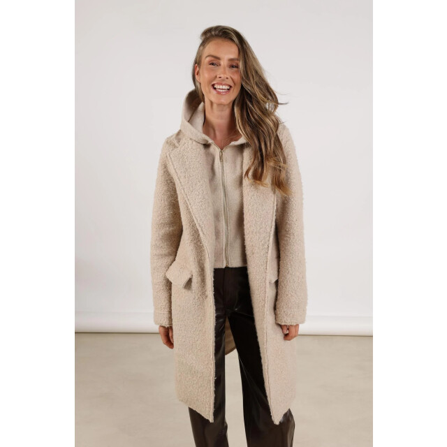 Nukus Nkf12003 9 inna jacket boucle sand NKF12003  9 large
